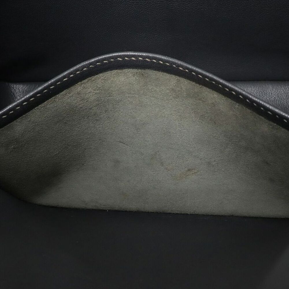 Hermes Escapade Tote Bag Dark Gray Leather - Picture 9 of 9